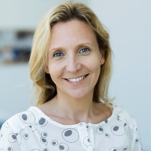 A person smiling